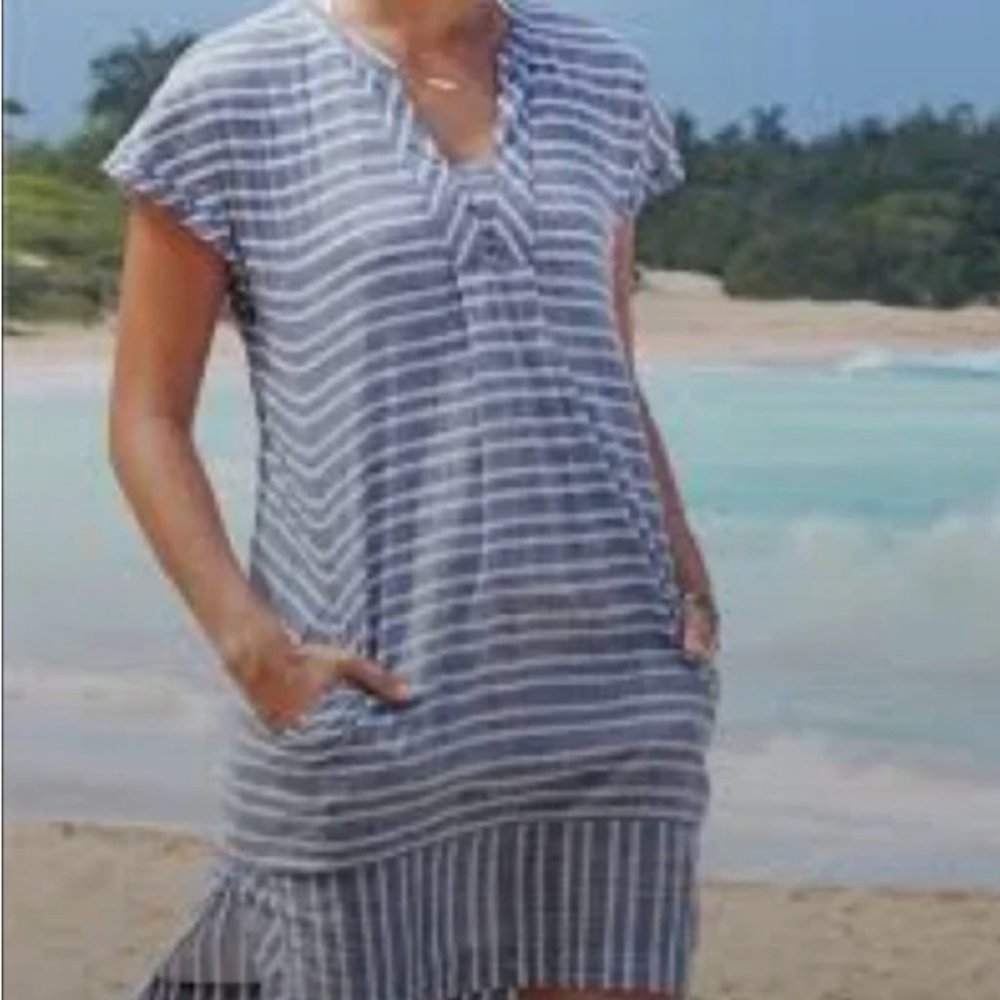 Athleta Barbados Dress POCKETS!!! Medium Excellent